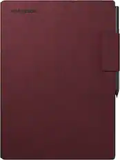 Front. reMarkable - reMarkable Paper Pro - Mosaic Weave Book Folio for your 11.8'' Paper Tablet - Burgundy.
