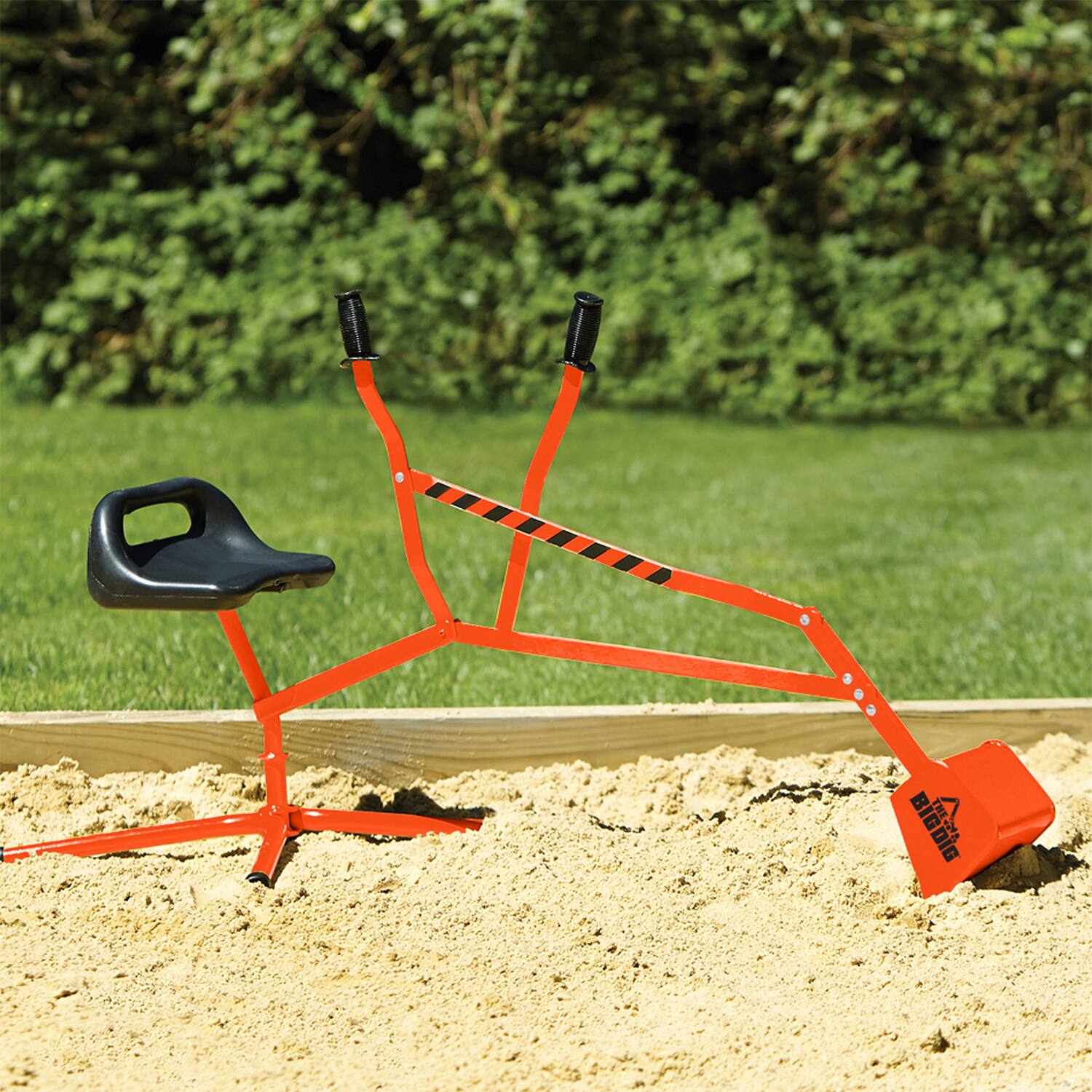 Alt View 2. Big Dig - The Big Dig Special Edition Sand Digger Excavator w/ 360 Degree Rotation, Orange.