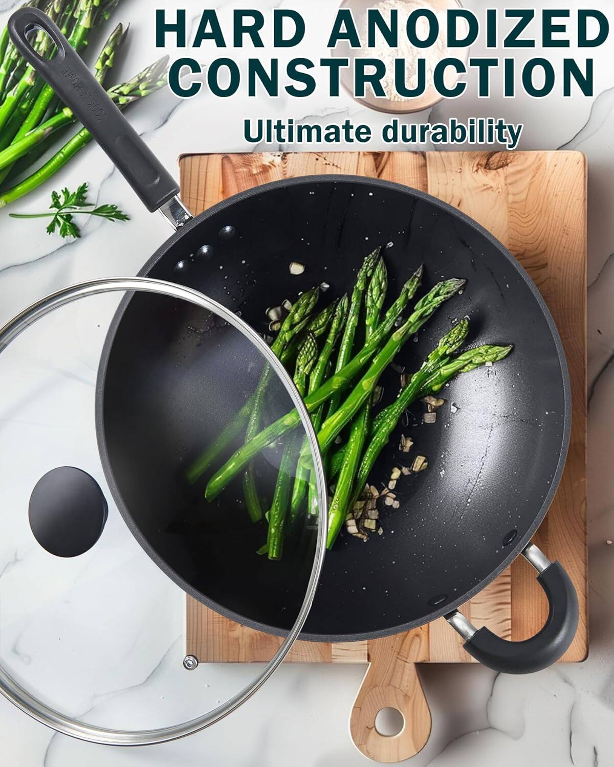 HARD ANODIZED CONSTRUCTION  
Ultimate durability