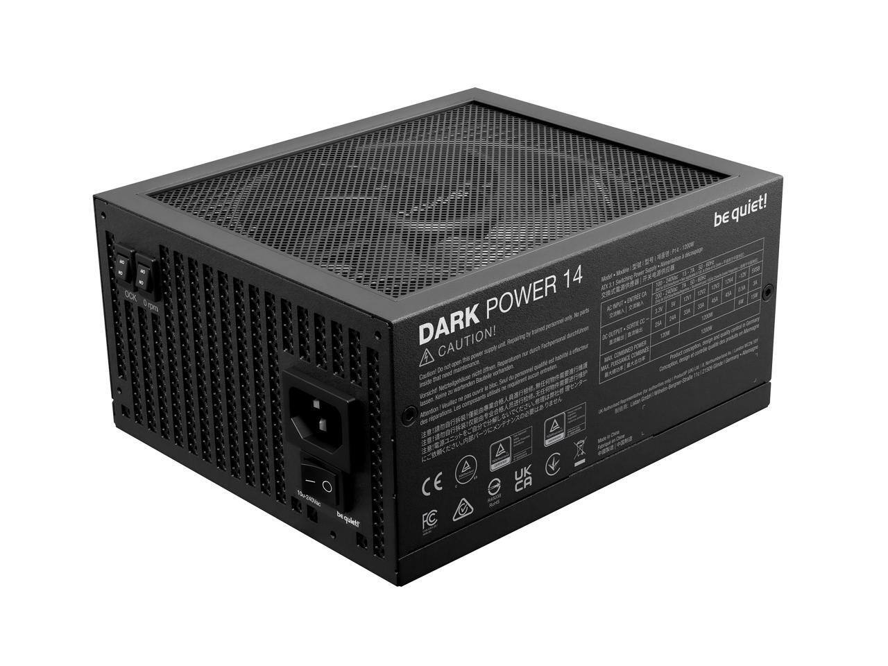 be quiet! Dark Power 14 1000W high performance heat sink