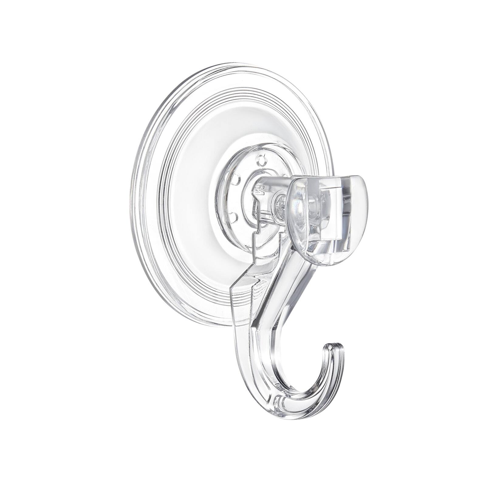 Alt View 5. VEVOR - Suction Cup Hooks 6 Pack, 2.76 x 3.54 x 1.57 inch, 10 LBS Max Load Clear Shower Suction Cups - Transparent.