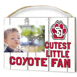 Jardine - South Dakota Coyotes 8'' x 10'' Cutest Little Weathered Logo Clip Photo Frame - White