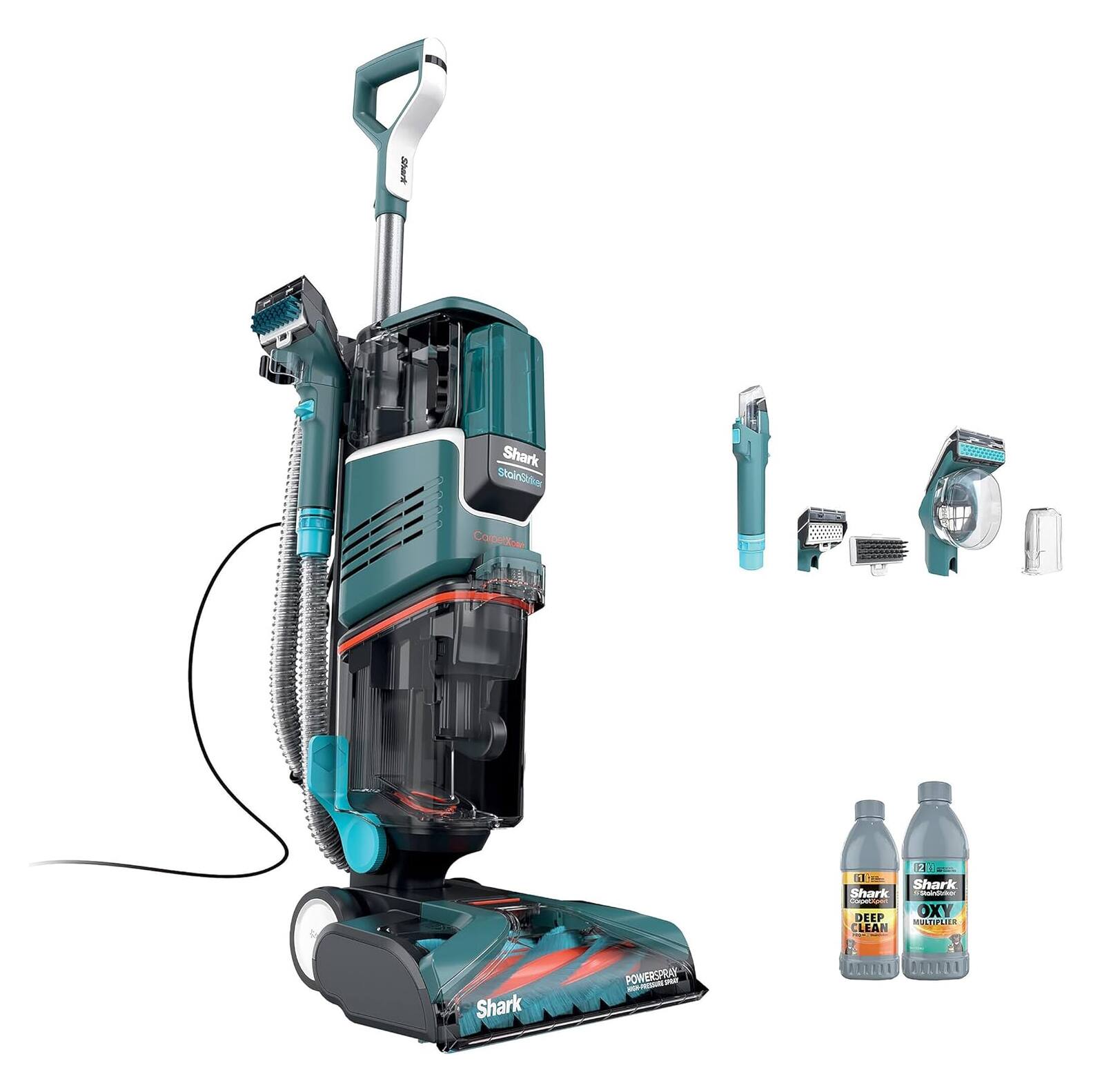 Shark Shark StainMaster  
POWERSPRAY  
DEEP OXY MULTISYSTEM CLEAN  
BULLETPROOF