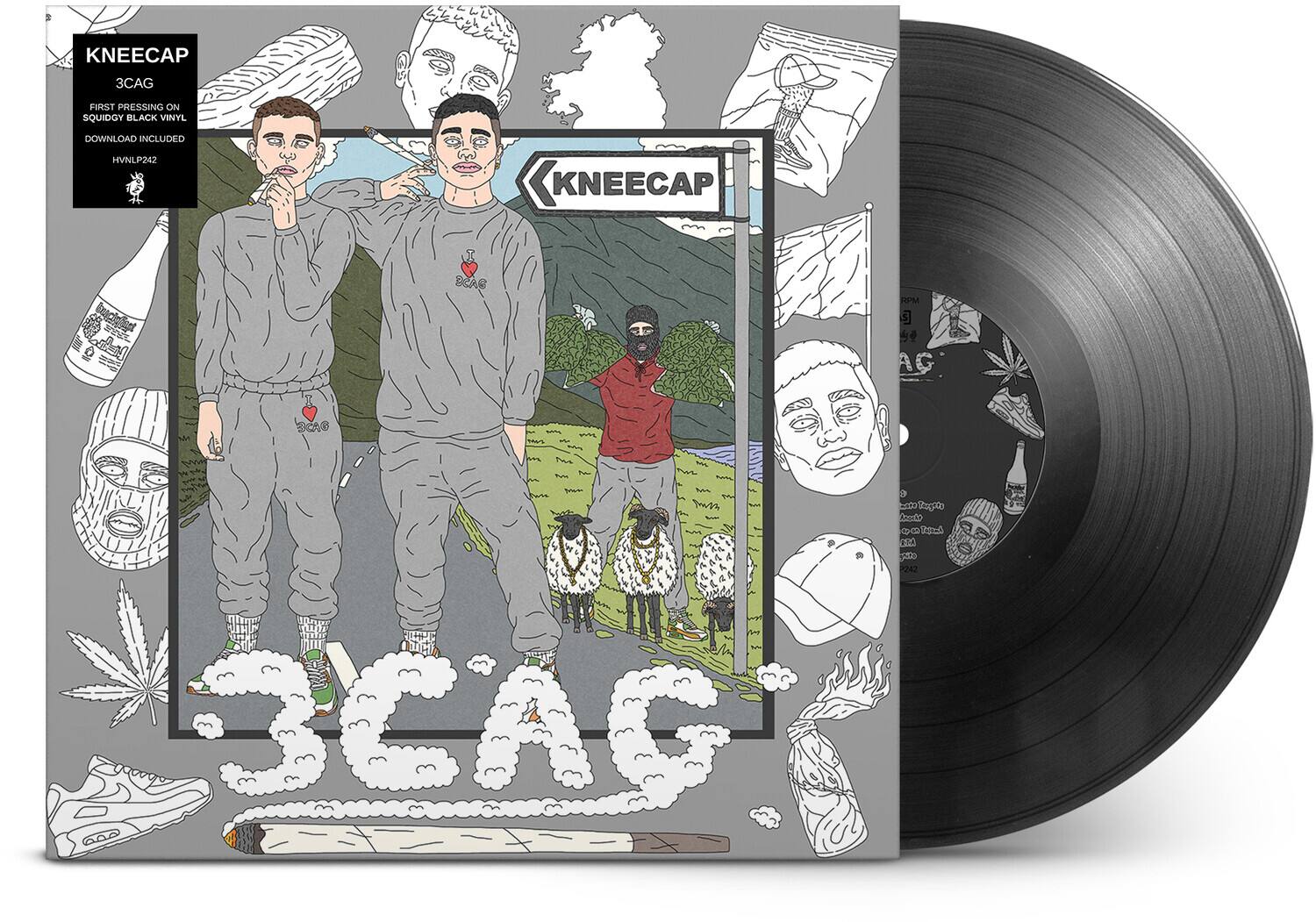 KNEECAP - 3Cag   - VINYL LP