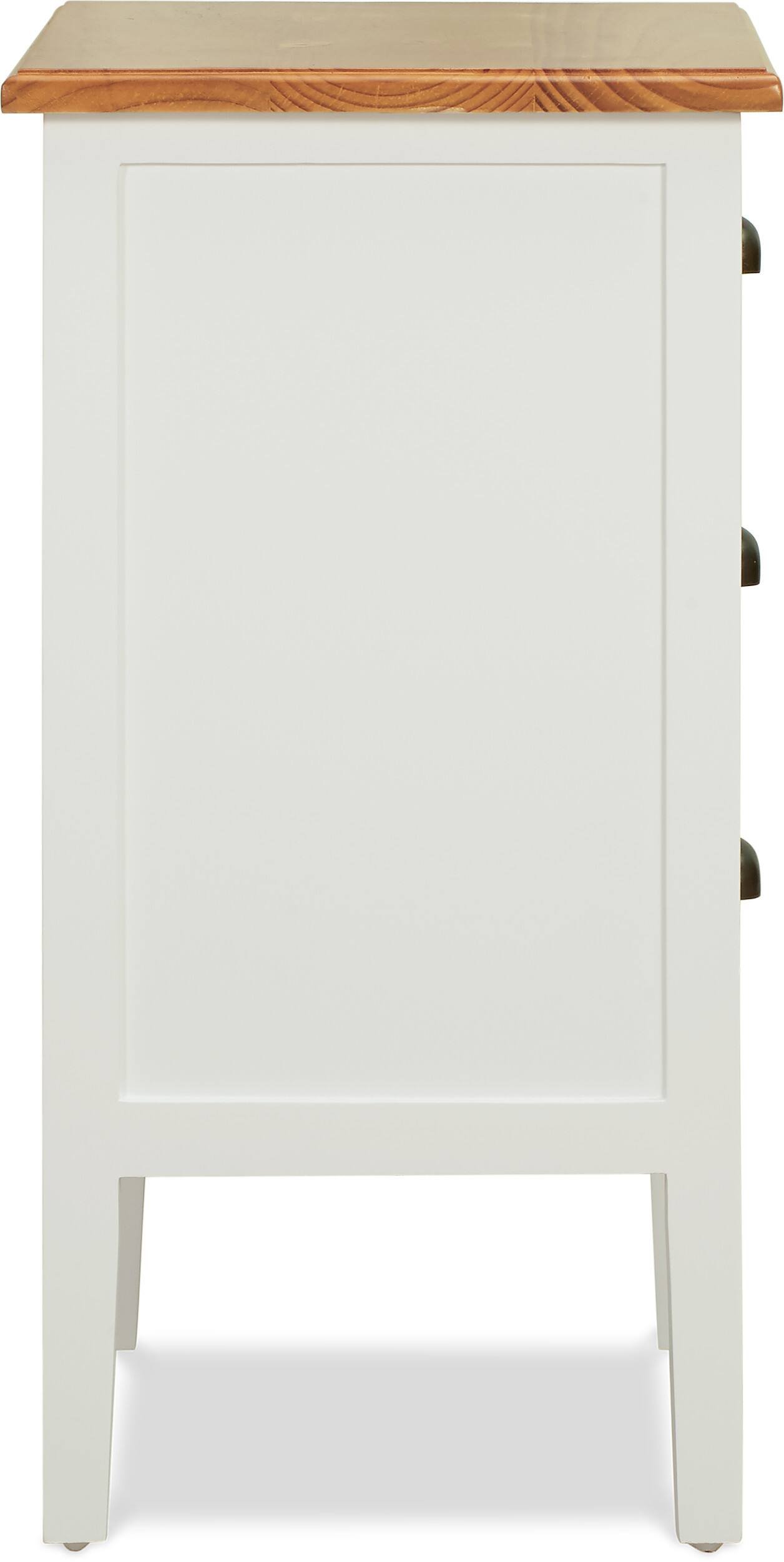 Alt View 13. Click Decor - Martin 3-Drawer Storage Cabinet - White.