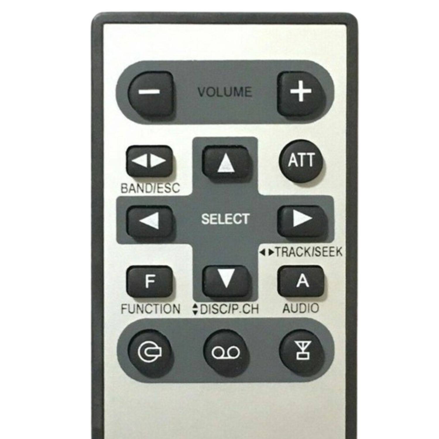 VOLUME + ATT BAND/ESC SELECT TRACK/SEEK F A FUNCTION DISC/CH AUDIO