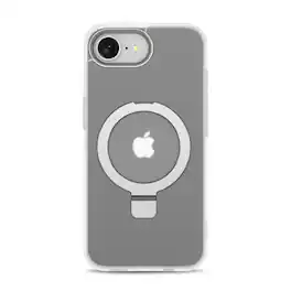 Mybat Pro - Shade Series Case w/ MagSafe Ring Stand for Apple iPhone 17e / 16e - White - Clear