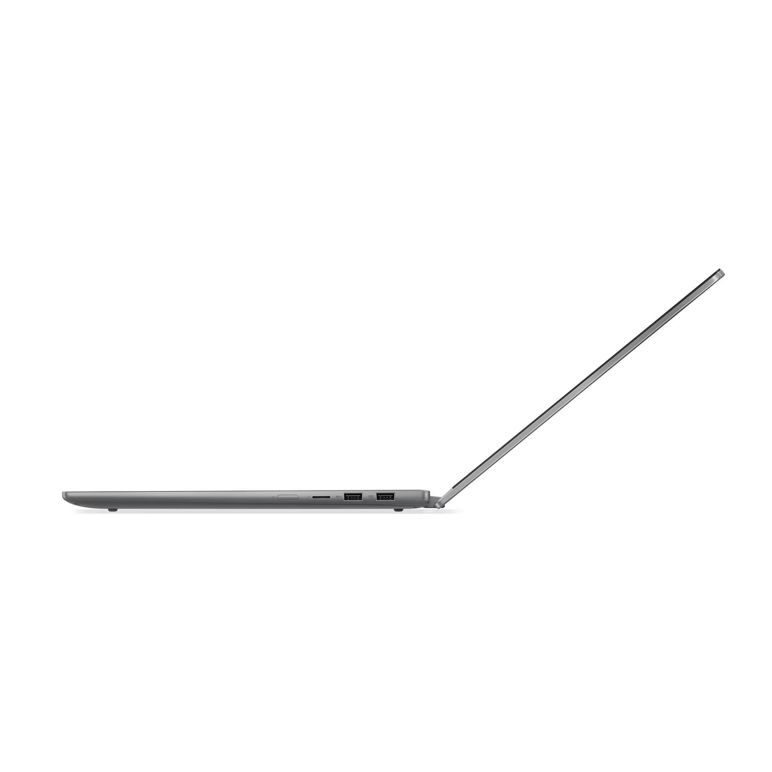 Alt View 7. Lenovo - Lenovo IdeaPad 5 2in1 16" Touch Laptop,Ryzen 7 8845HS,16GB RAM,512GB SSD+1TB Dock Set,Backlit,Fingerprint,Win11Pro,Grey - Grey.
