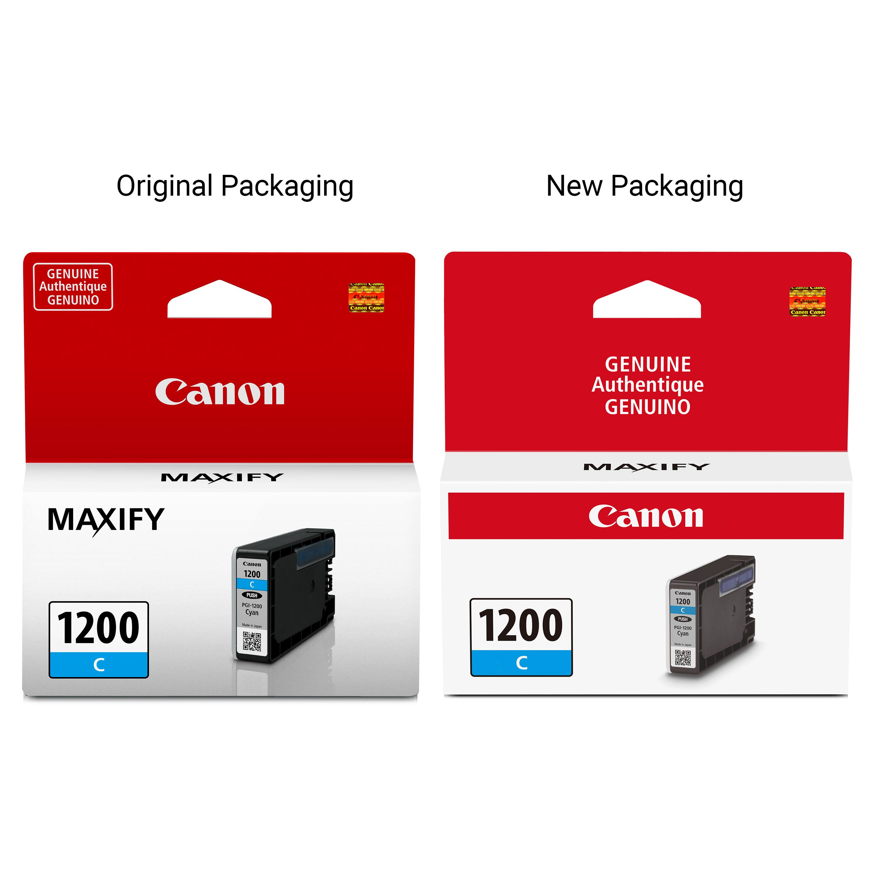 Original Packaging New Packaging GENUINE Authentique GENUINO Canon GENUINE Authentique GENUINO MAXIFY MAXIFY MAXIFY Canon C 1200 1200 C