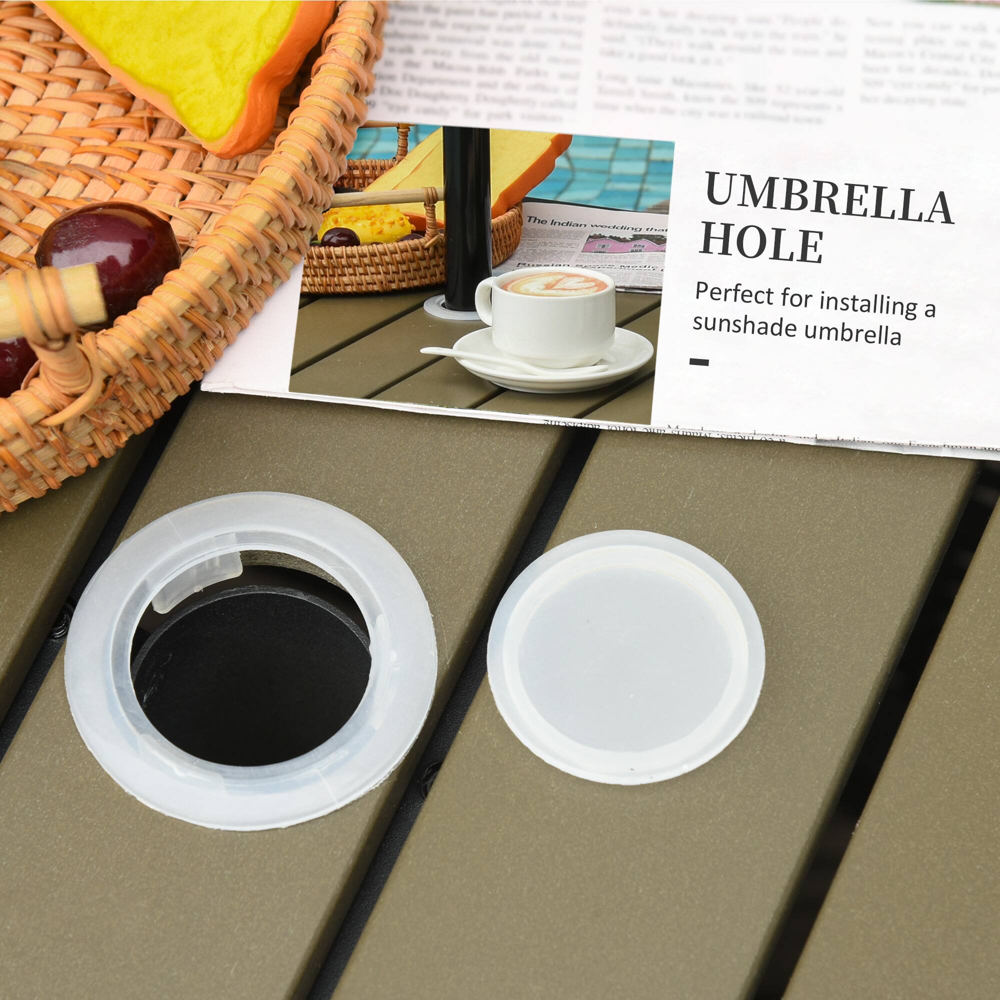 The RuNao UMBRELLA HOLE A Hed 12 Perfect for installing a sunshade umbrella