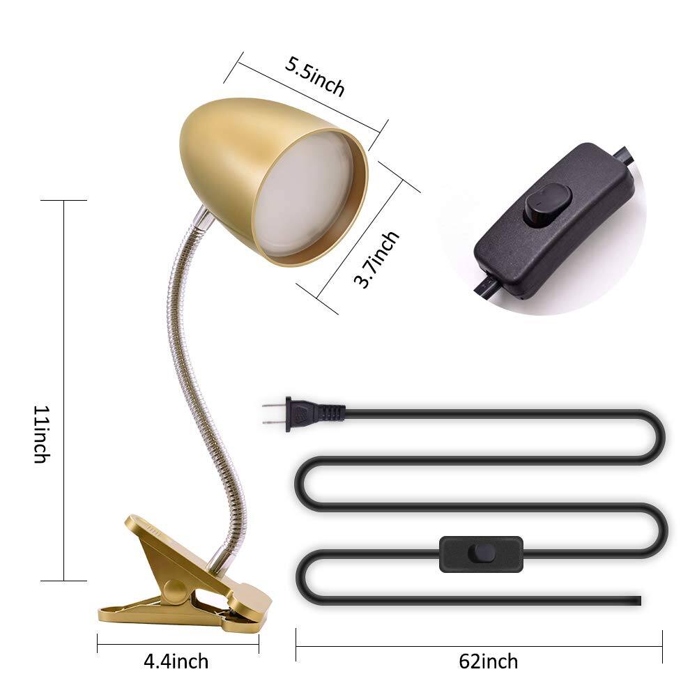 Clip Lamp-Gold
