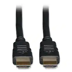 Front. Tripp Lite - P569-025 25 ft. Ultra HD 4K x 2K High Speed HDMI Cable with Ethernet - Black - Black.
