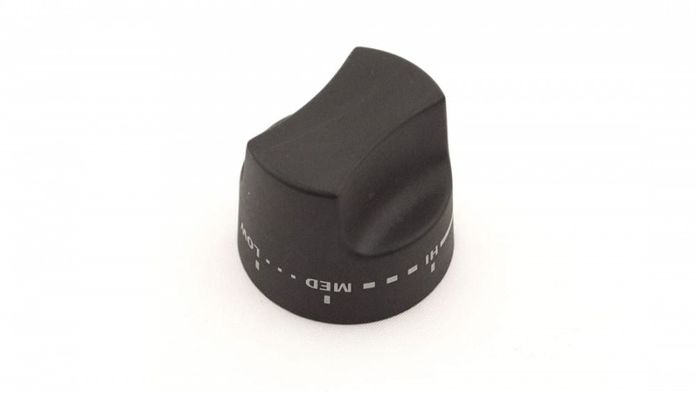 Music City Metals - MCM030343003 control knob, Black, Kenmore, Sams, Chb