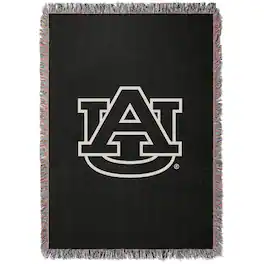 Chad & Jake - Auburn Tigers Woven Blanket - Black