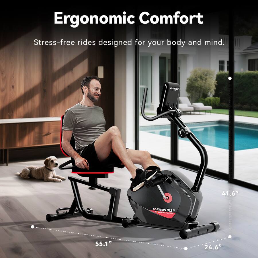 Ergonomic Comfort  
Stress-free rides designed for your body and mind.  

MORSON B12  
41.6"  
55.1"  
24.6"