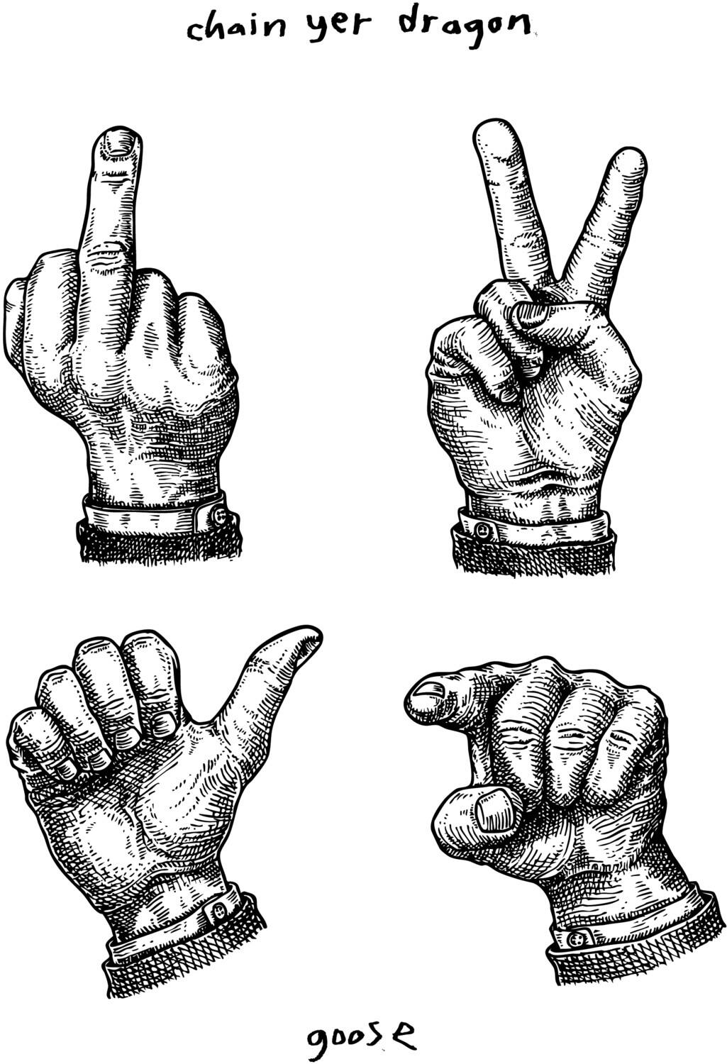 chain yer dragon.  
goose