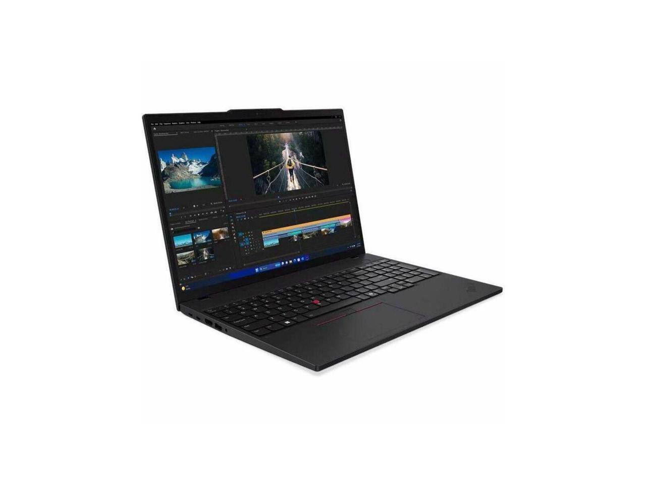 Alt View 7. Lenovo - Lenovo ThinkPad T16 Gen 3 16.0" Touch Screen Intel Core Ultra 7 155U 16GB Memory 512GB SSD Windows 11 Pro 21MN00AHUS - Black.