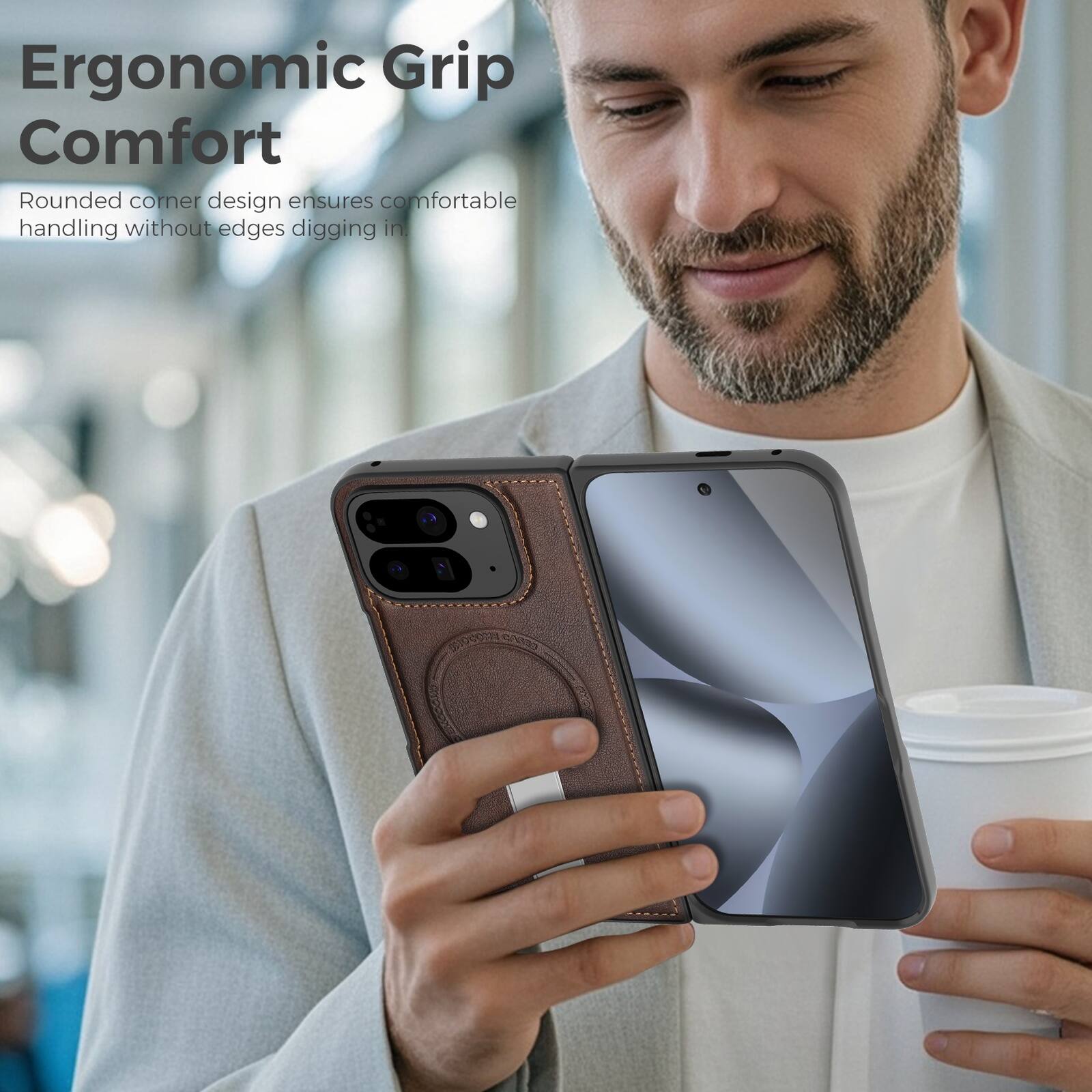 Ergonomic Grip Comfort

Rounded corner design ensures comfortable handling without edges digging in.