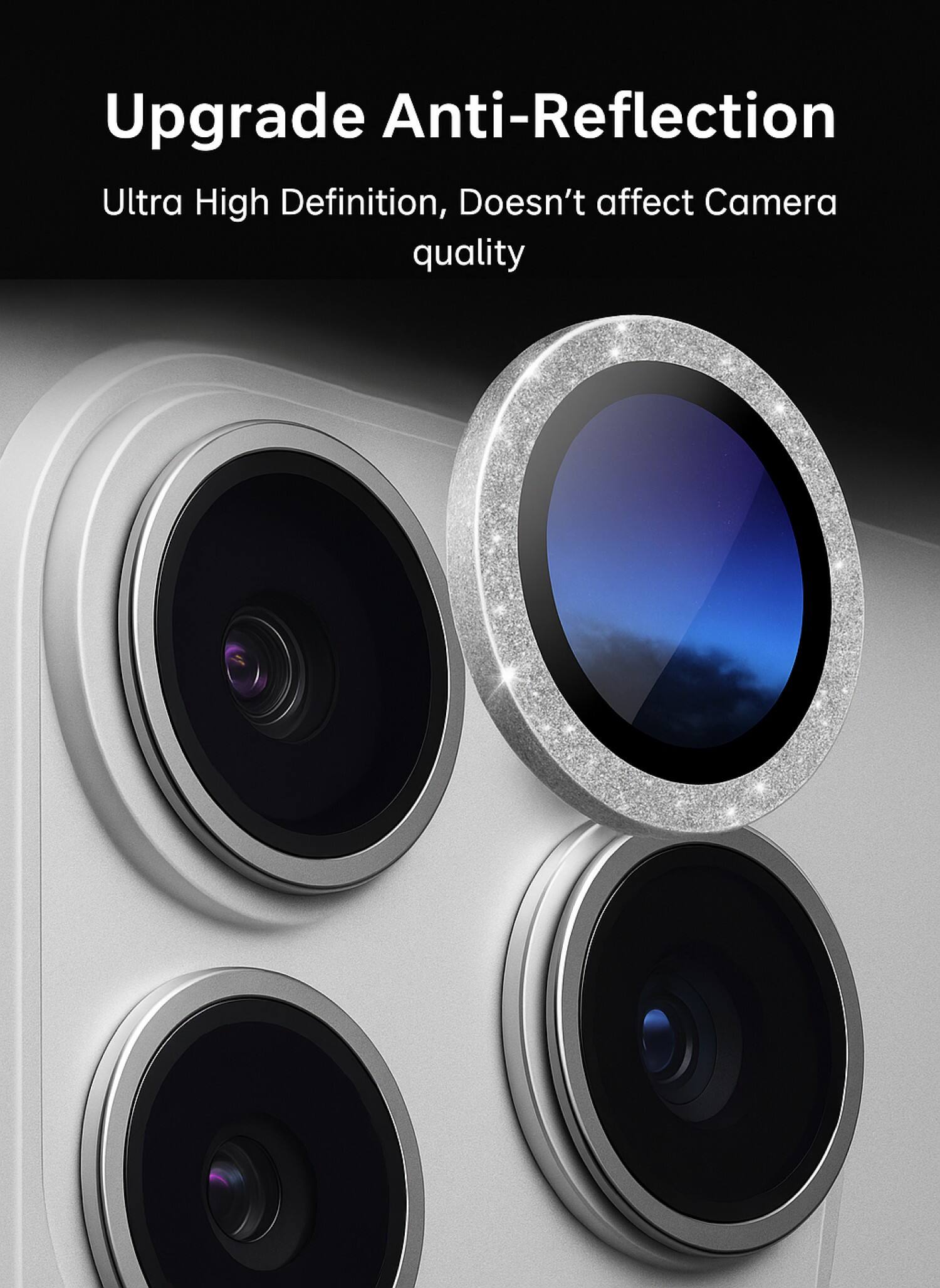 Upgrade Anti-Reflection  
Ultra High Definition, Doesn't affect Camera quality