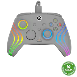 Turtle Beach - Afterglow Wave Wired RGB Gaming Controller for Xbox Series X|S, Xbox One & Windows 10/11 PC - Gray