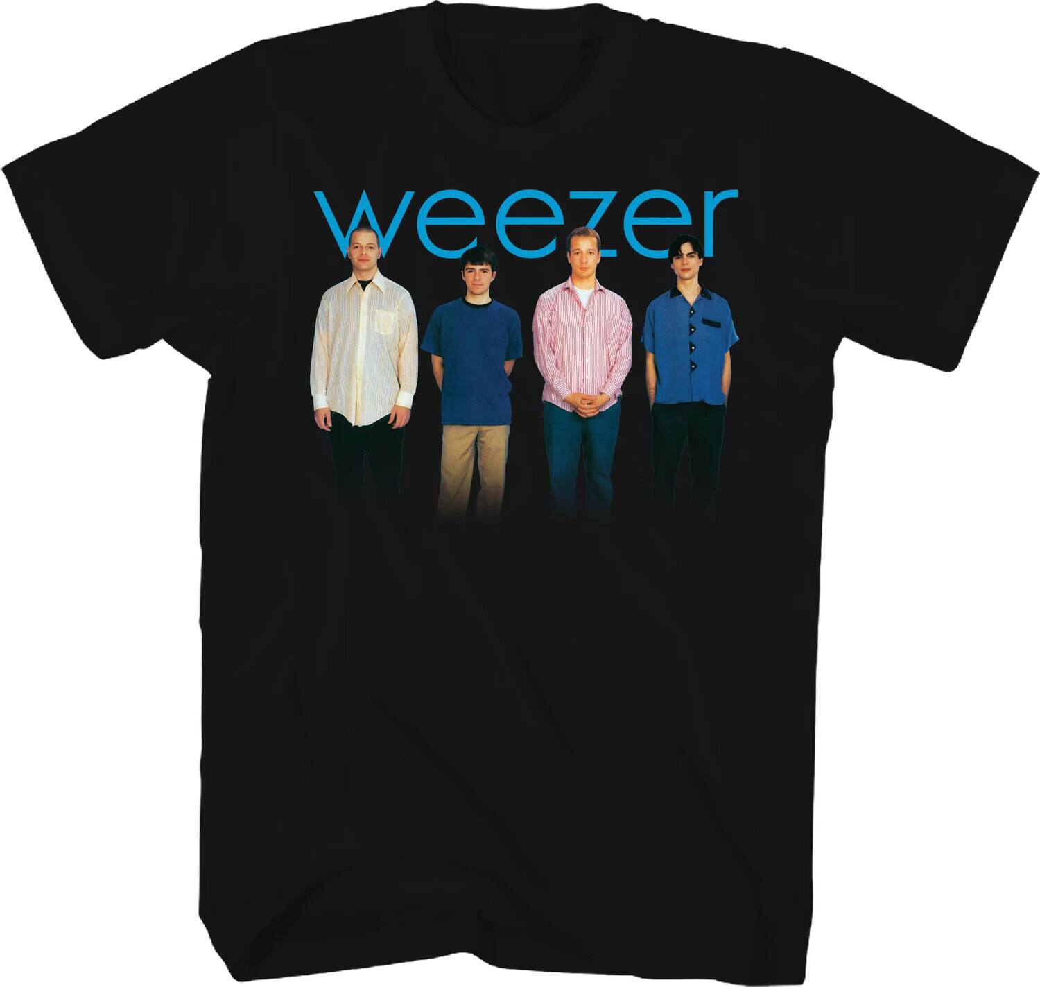 Front. PopMarket - Weezer - Weezer - Blue Album Cover T-Shirt - XL Black TS101WZRA4   - APPAREL - Multicolor.