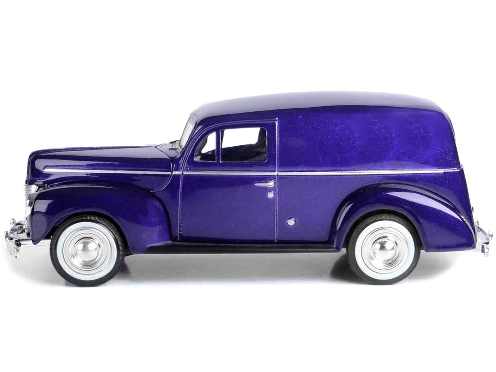 Alt View 2. Motormax - 1940 Ford Sedan Delivery Purple Metallic 1/24 Diecast Model Car by Motormax.