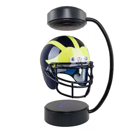 Front. Pegasus - Michigan Wolverines Hover Team Helmet - Navy.