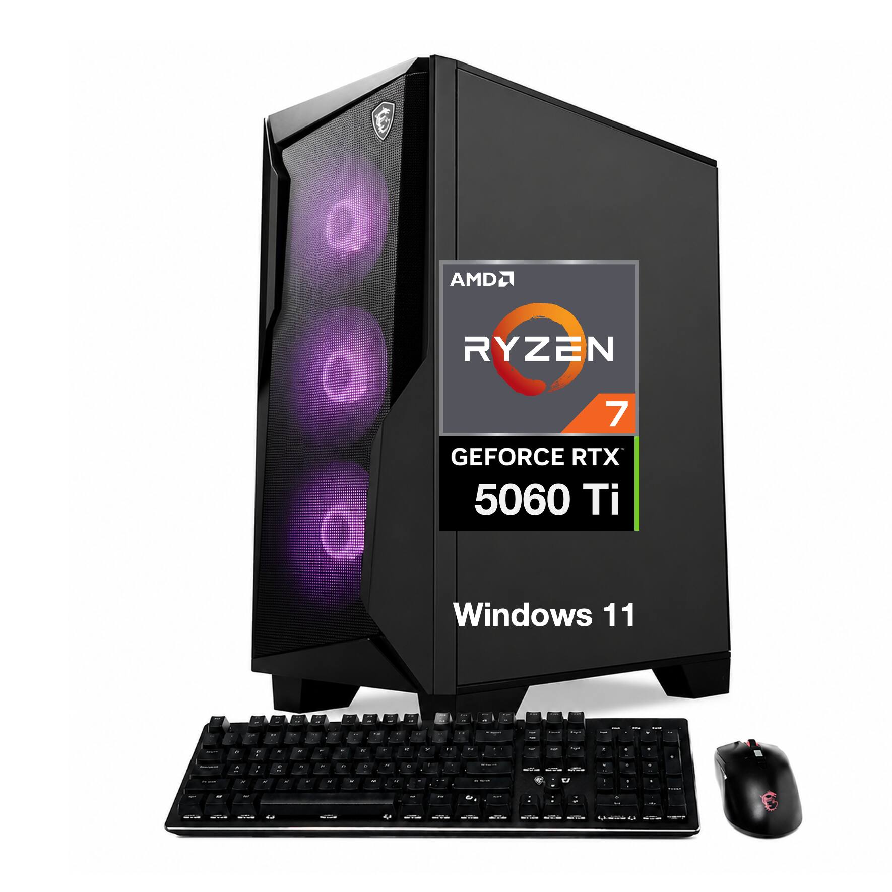 AMD RYZEN 7 GEFORCE RTX 5060 Ti Windows 11