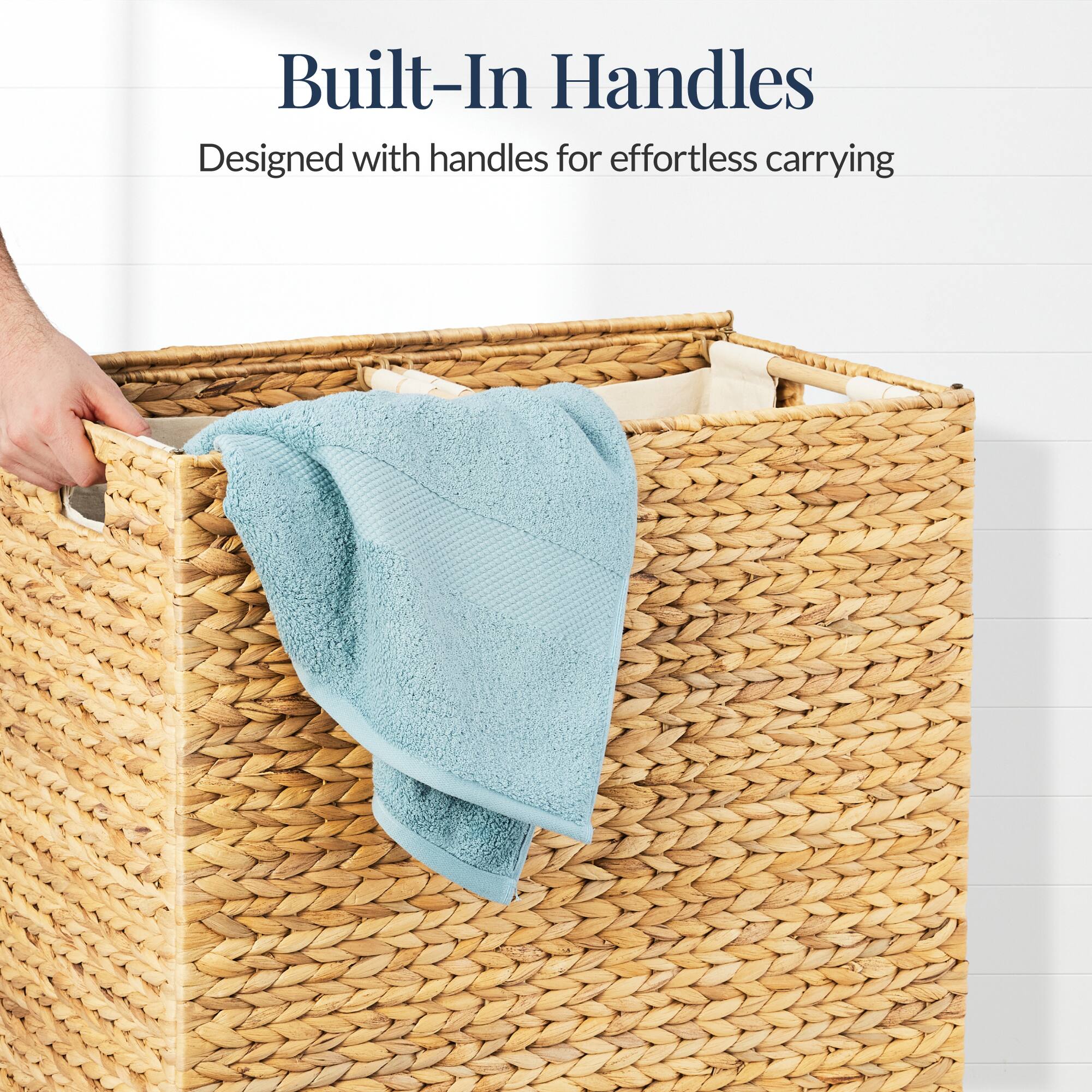 Built-In Handles  
Designed with handles for effortless carrying