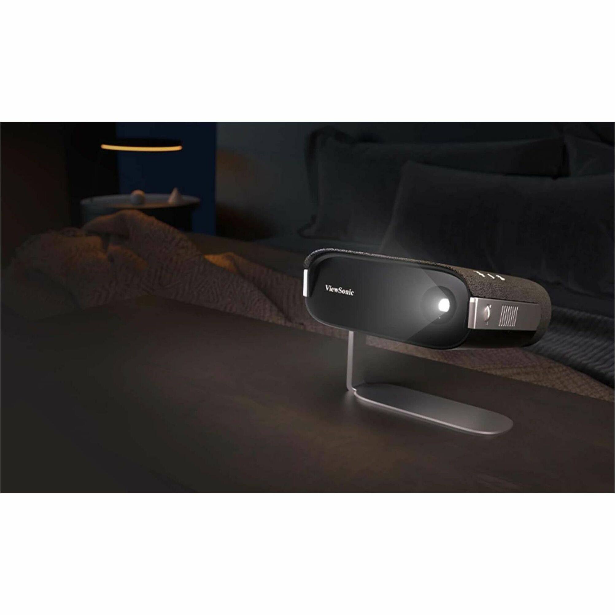 Alt View 38. ViewSonic - M1X Portable LED Projector with Smart Stand, Harman Kardon - Black.