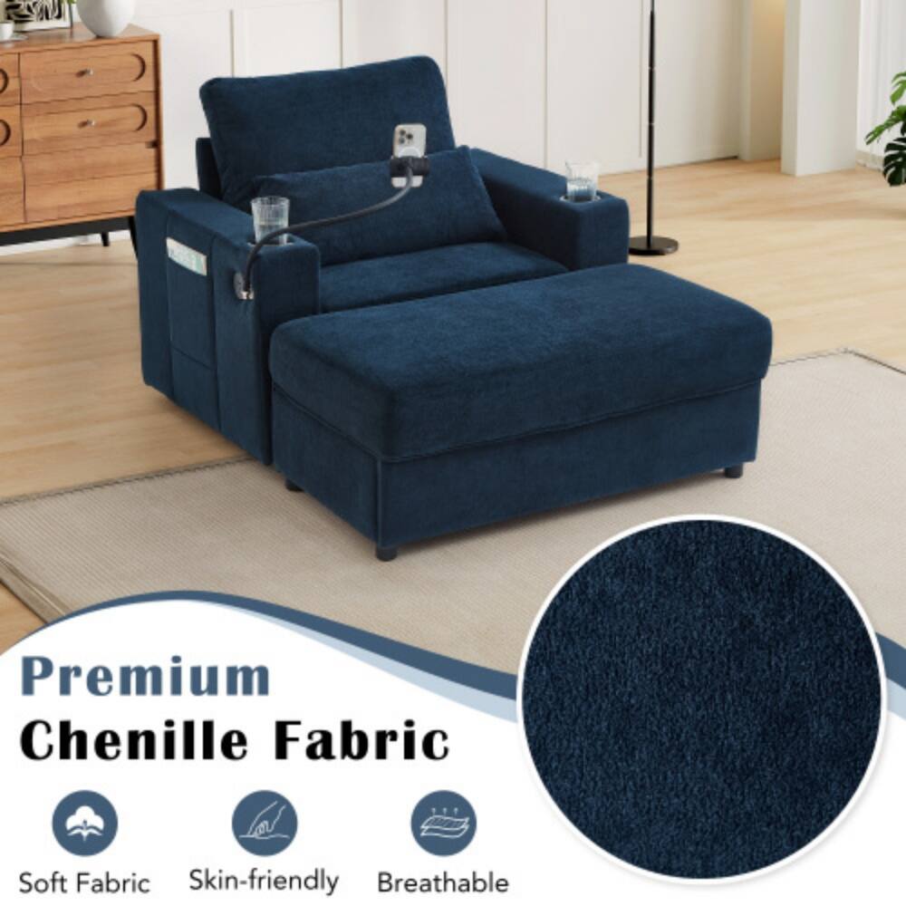 Premium Chenille Fabric  
Soft Fabric  
Skin-friendly  
Breathable