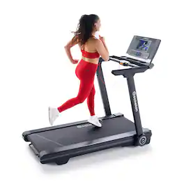 Echelon - Stride-6s Auto-Fold Treadmill with 10” class HD Touchscreen & 12 Incline Levels - Black