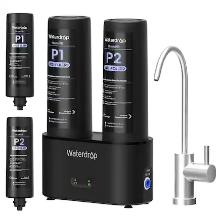 Waterdrop Standfit P1 WD-FDL-P1
Specifications/Specifications
- 100% TDS Removal
- 100% Chlorine Removal
- 100% Lead Removal
- 100% Mercury Removal
- 100% Arsenic Removal
- 100% Cadmium Removal
- 100% Chromium Removal
- 100% Fluoride Removal
- 100% Bacteria Removal
- 100% Virus Removal
- 100% Parasite Removal
- 100% Cryptosporidium Removal
- 100% Giardia Removal
- 100% E. coli Removal
- 100% Salmonella Removal
- 100% Legionella Removal
- 100% Pseudomonas Removal
- 100% Norovirus Removal
- 100% Rotavirus Removal
- 100% Adenovirus Removal
- 100% Hepatitis A Removal
- 100% Hepatitis E Removal
- 100% Hepatitis B Removal