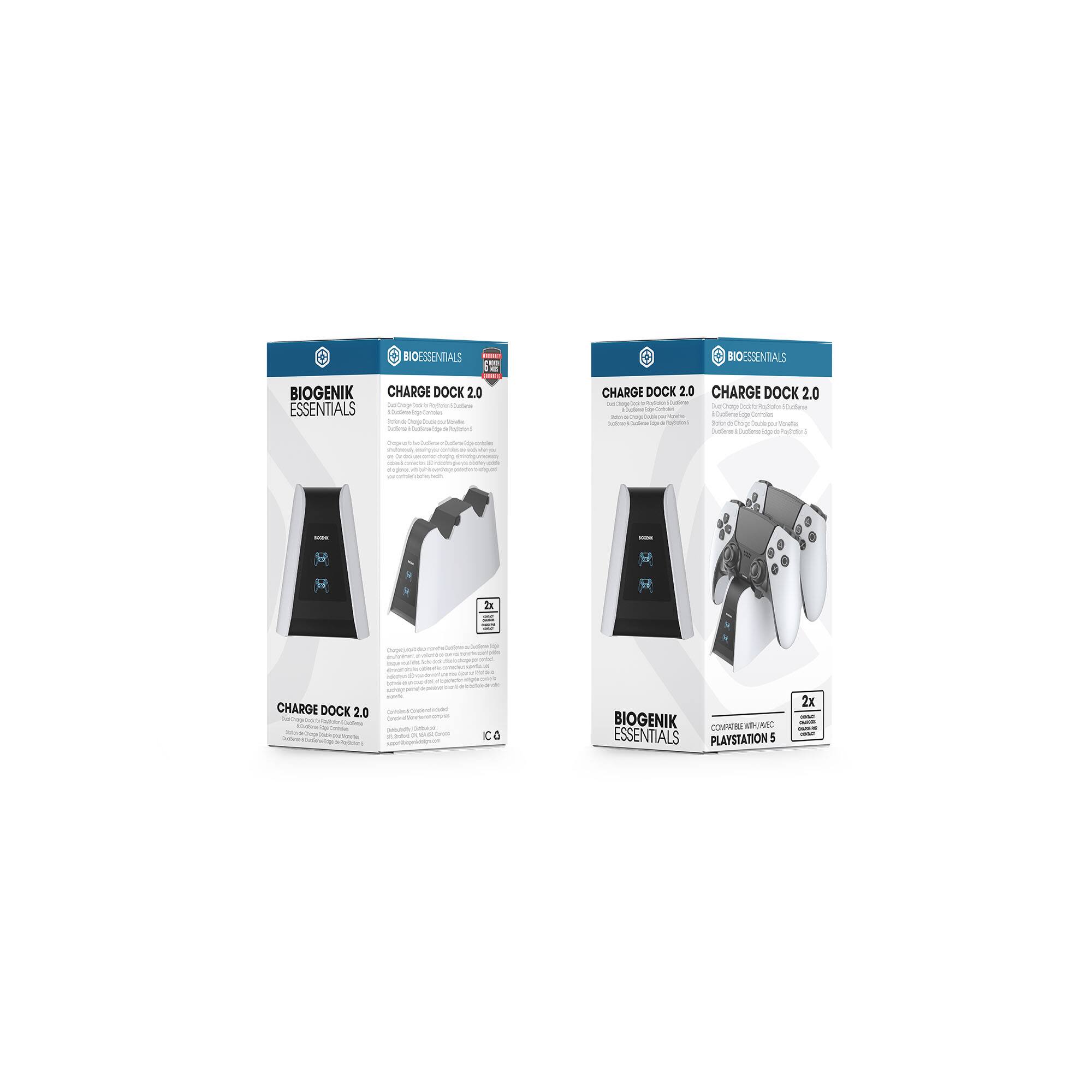 BIOESSENTIALS BM - BIOGENIK ESSENTIALS CHARGE DOCK 2.0  
CHARGE DOCK 2.0 - chatuna  
Sorption -n - Se - Sations -r - I  
2x CHARGE DOCK 2.0 - CO 2  
BIOGENIK COMPATABLE MBUAI ESSENTIALS PLAYSTATION 5