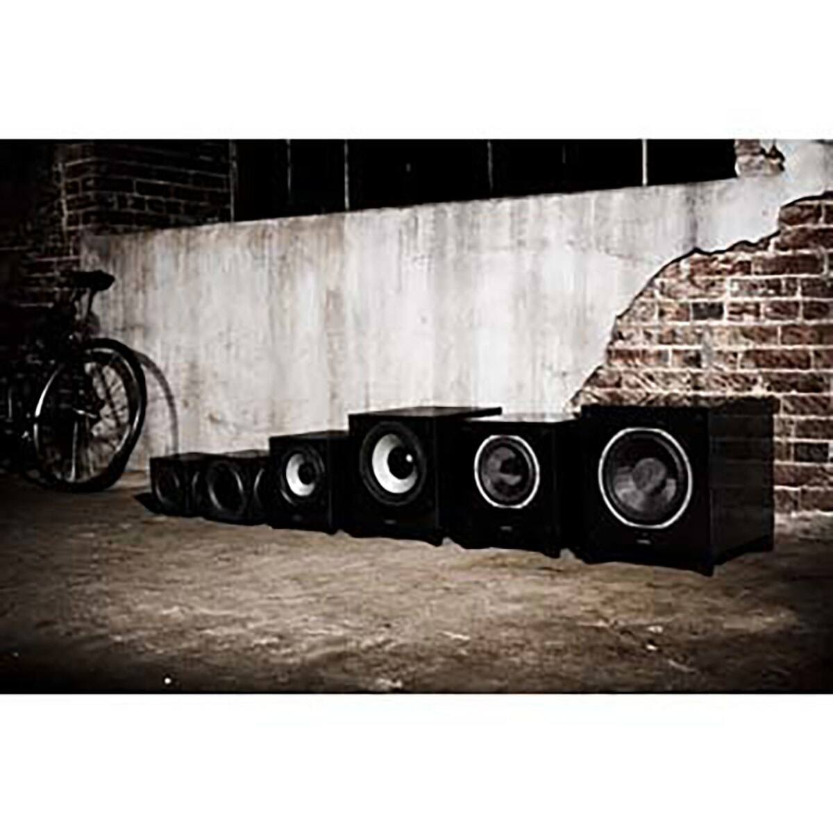 Alt View 8. Energy - Energy ESW-C8 240W Powered Subwoofer, Black - Black.