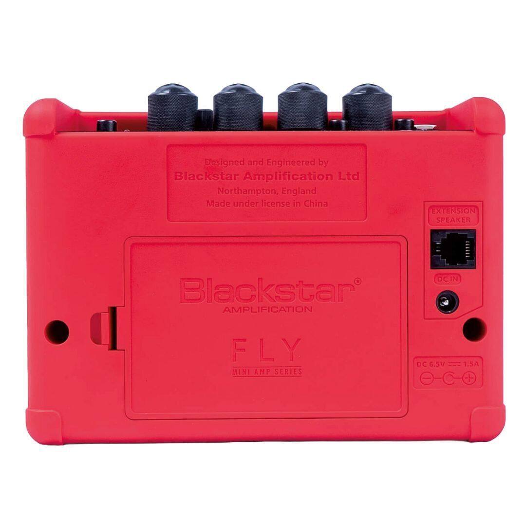 Designed and Engineered by Blackstar Amplification Ltd Northampton, England  
Made under license in China  

EXTENSION SPEAKER  

Blackstar AMPLIFICATION  
FLY  
MINI AMP SERIES  

DC IN  
6.5V 1.5A