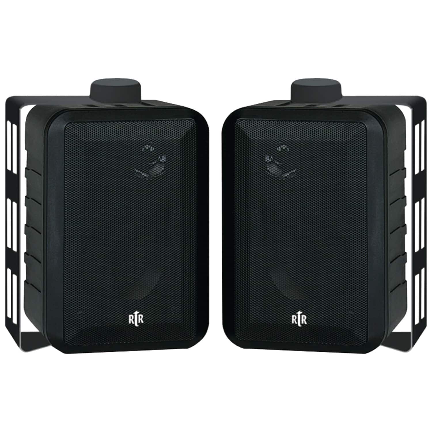 BIC America - Rtrv44-2 Rtr Series Rtrv44-2 4-in. Indoor/outdoor Weather-resistant Speakers, 100 Watts - Black