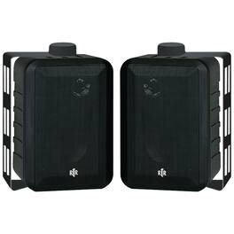 BIC America - Rtrv44-2 Rtr Series Rtrv44-2 4-in. Indoor/outdoor Weather-resistant Speakers, 100 Watts - Black