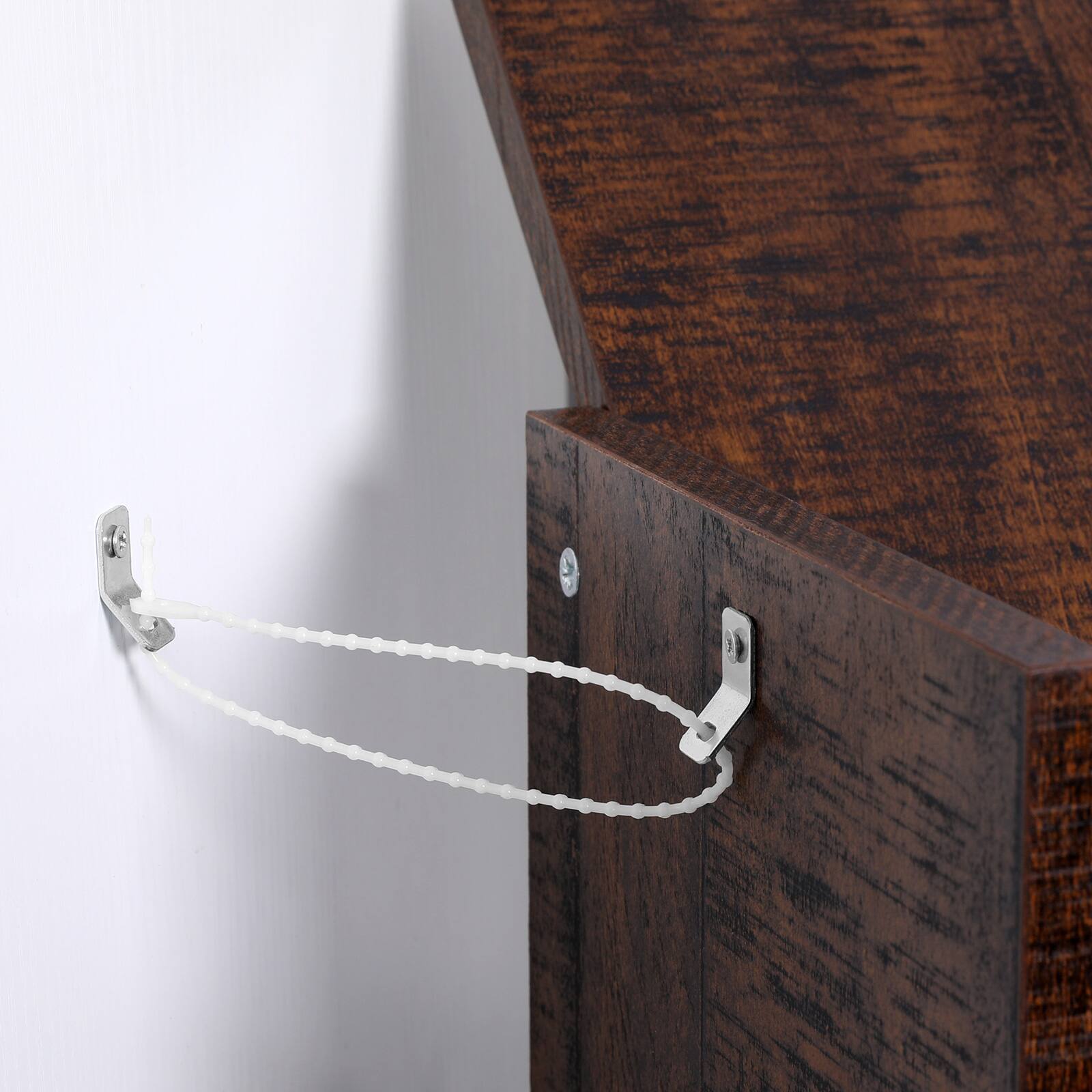 Alt View 1. Songmics Home - Tree Bookshelf, 9-Tier Bookcase, Large Bookshelf, Space-Saving Corner Shelf, Book Tree, Holds Books, CDs, Games - Walnut Color.