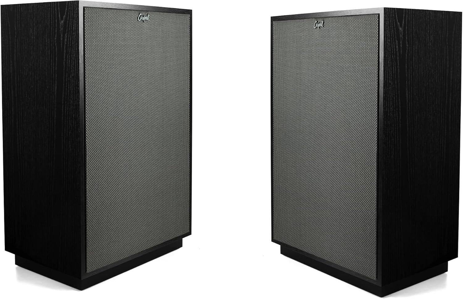 Angle. Klipsch - Klipsch Cornwall IV Heritage Series Three Way Black Loudspeaker (Pair)  (2020) - Black.