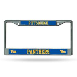Rico Industries - Pittsburgh PITT Panthers Chrome Metal License Plate Frame - Multi