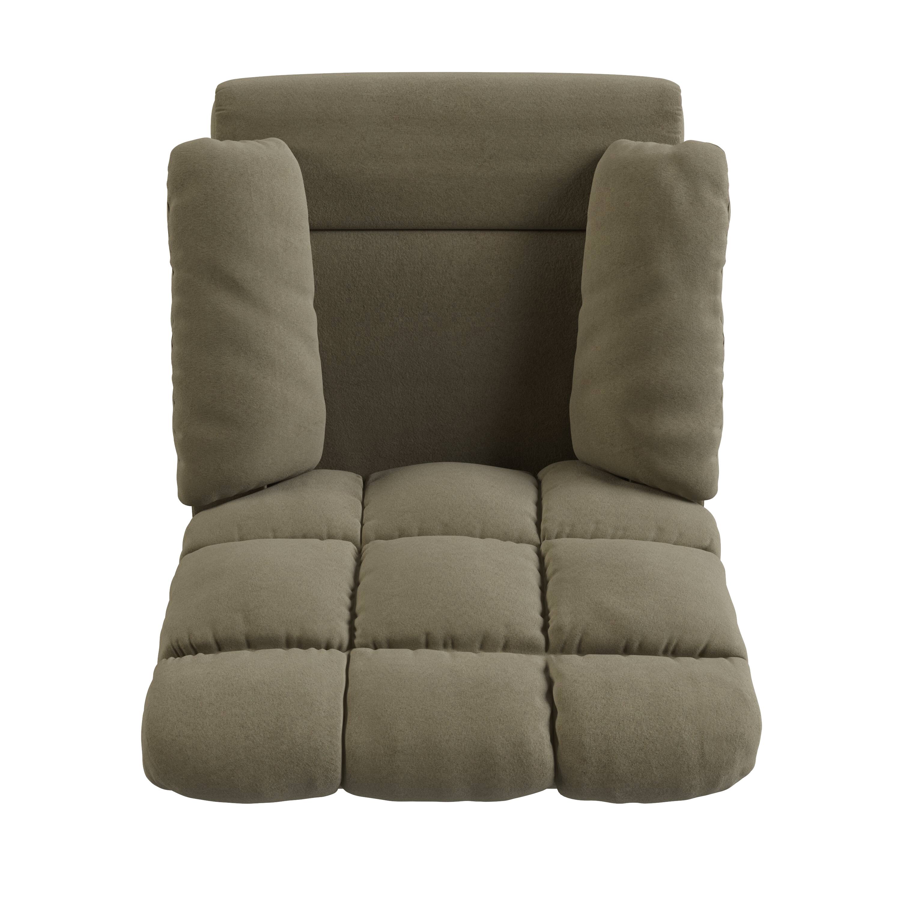 Back. TinyHomie - The Granada Recliner in Sage Gray - Gray,Sage.