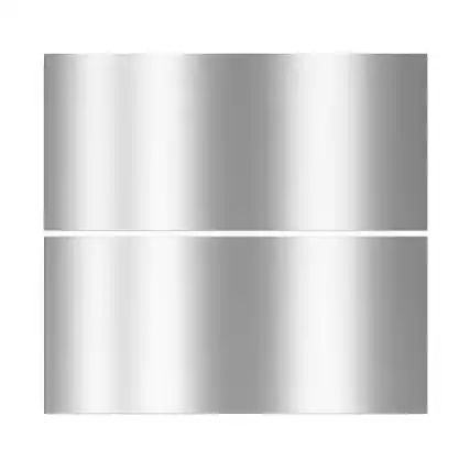 Front. Miele - Miele KEFD 9955 GF Stainless Steel Freezer Section Panels for Refrigerator models KFNF 9955 iDE or KFNF 9959 iDE.