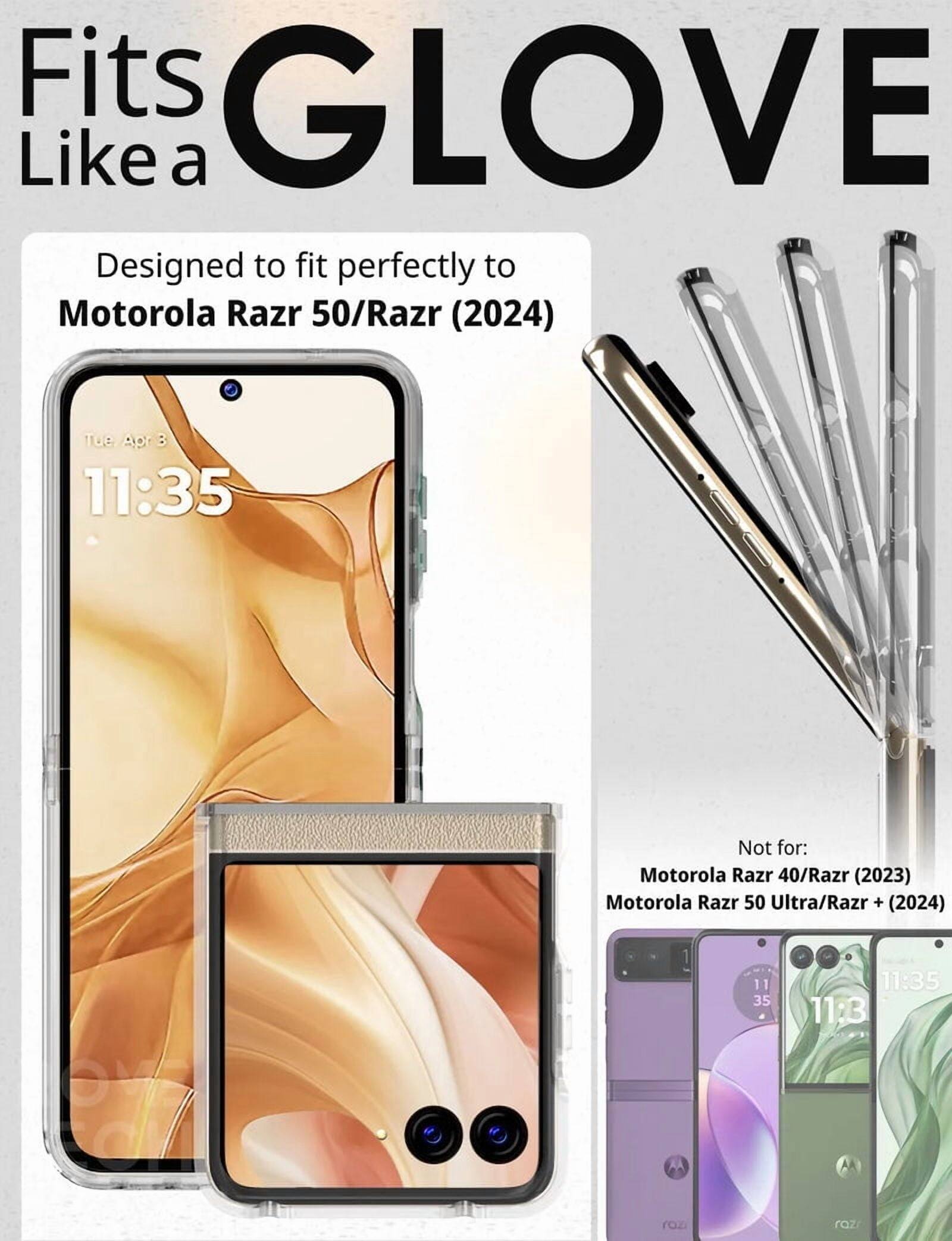 Fits GLOVE Like a

Designed to fit perfectly to Motorola Razr 50/Razr (2024)

Not for:
Motorola Razr 40/Razr (2023)
Motorola Razr 50 Ultra/Razr + (2024)