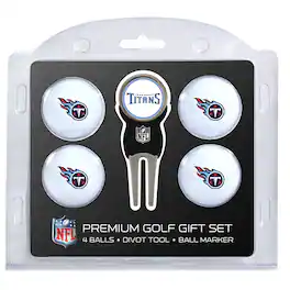 Team Golf - Tennessee Titans 4-Ball Gift Set - Multicolor