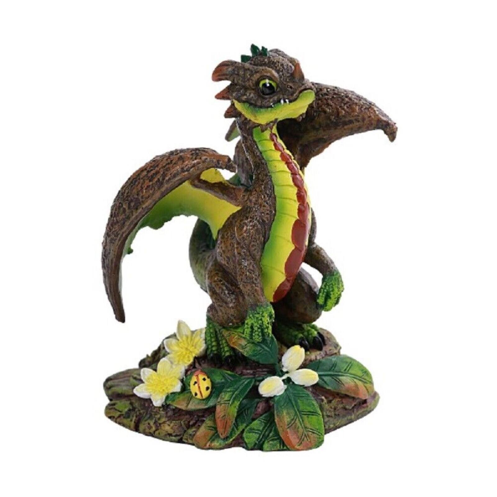 Front. Pacific Trading - Fantasy Green Thumb Avocado Guacamole Dragon Statue Figurine 4.8 inch by Stanley Morrison.