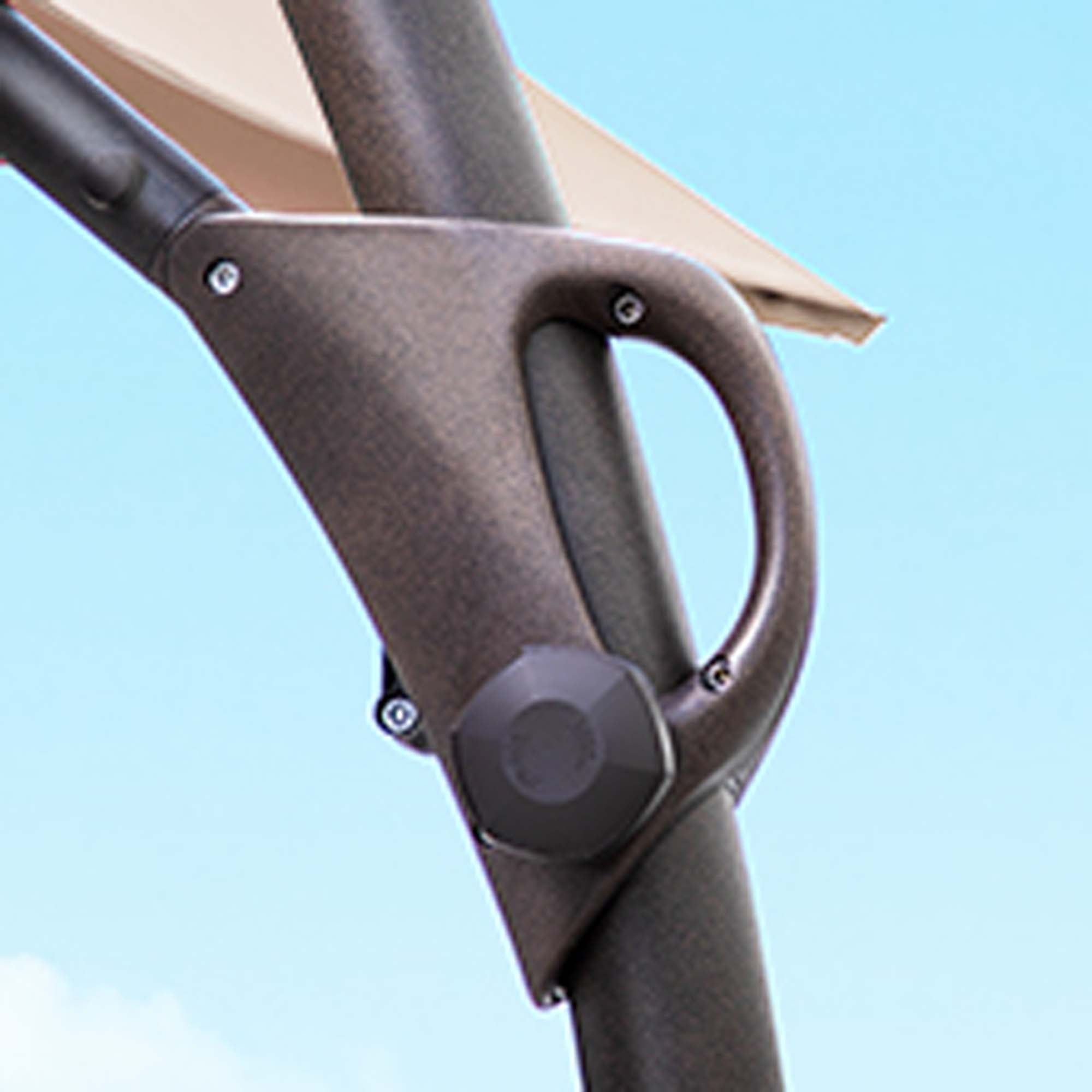 Alt View 3. Boyel Living - 11ft New Champagne Luxury Patio Umbrella UV Protection - Champagne.