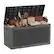 Front. Yardgrace - 100 Gal Resin Deck Box, Lockable Patio Outdoor Storage Box for Furniture, Garden Tools, Waterproof Outside Storage Boxes - black.