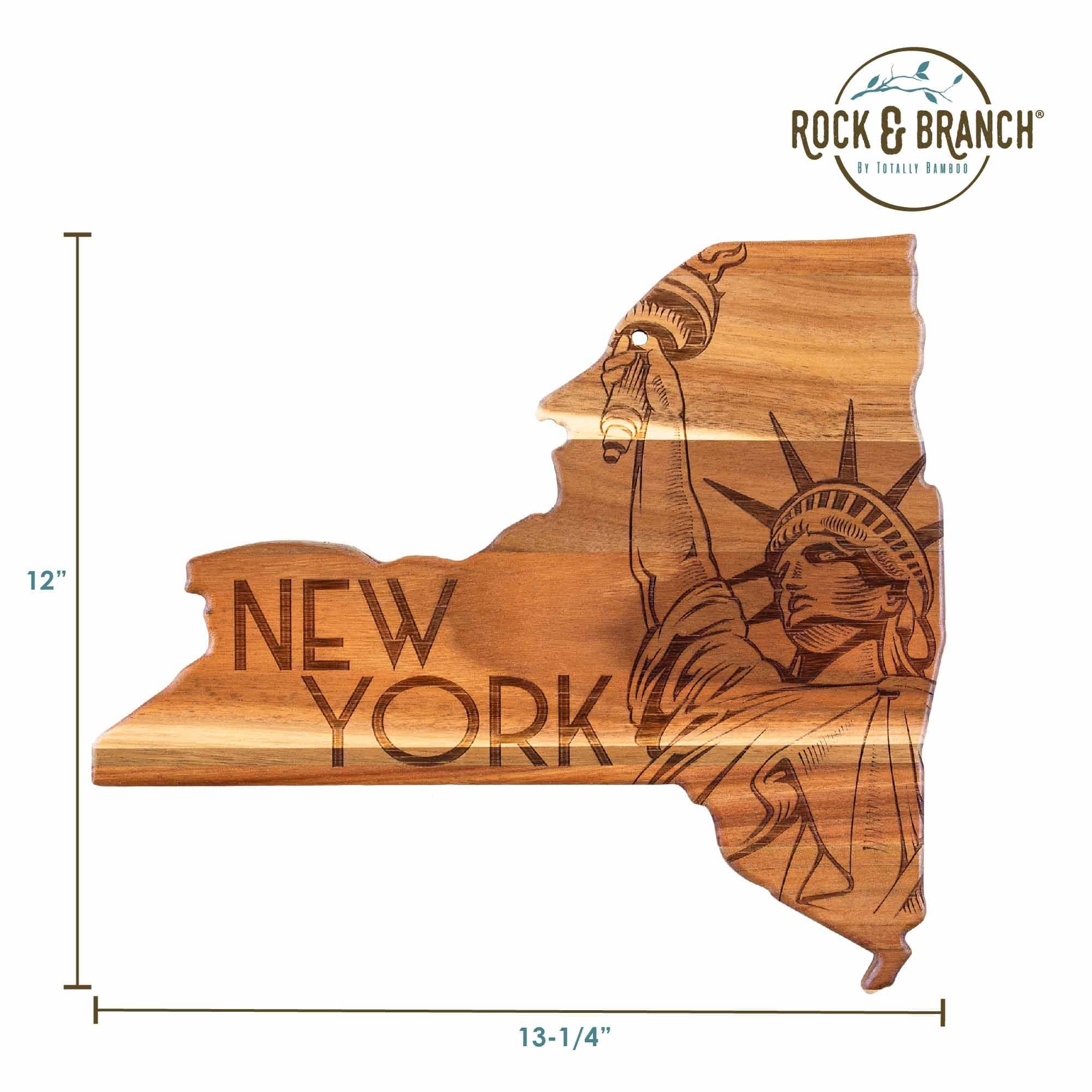 ROCK & BRANCH  
BY TOTALLY BAMBOO  

NEW YORK  

12" x 13-1/4"