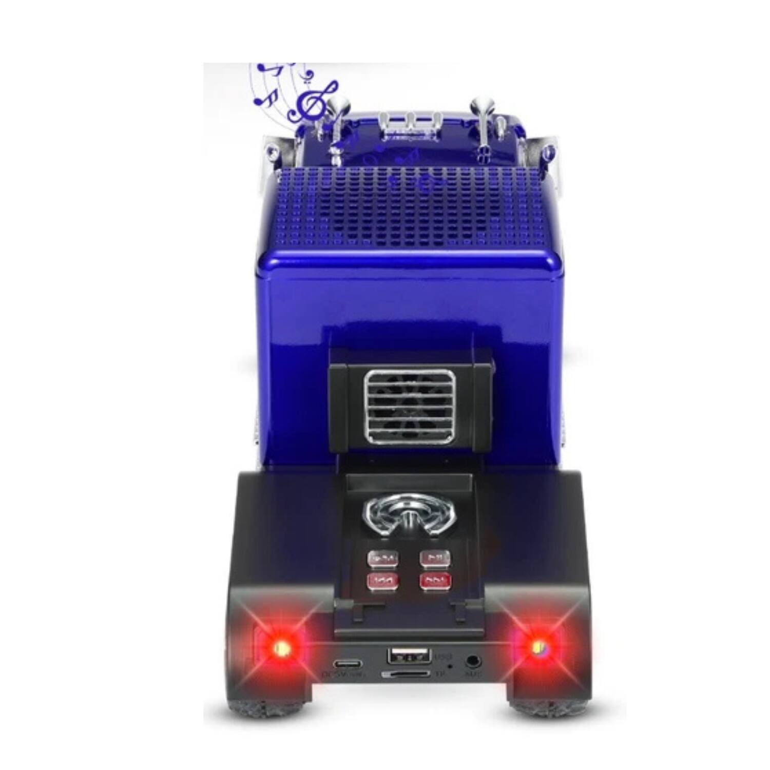 Left. Stock Preferred - Car Truck Portable Bluetooth Speaker Blue.